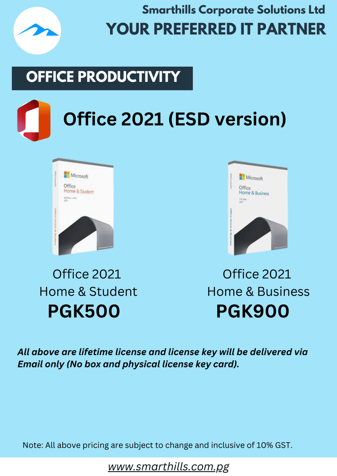 Office Retail Box pricing
