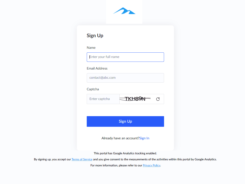 Sign up now
